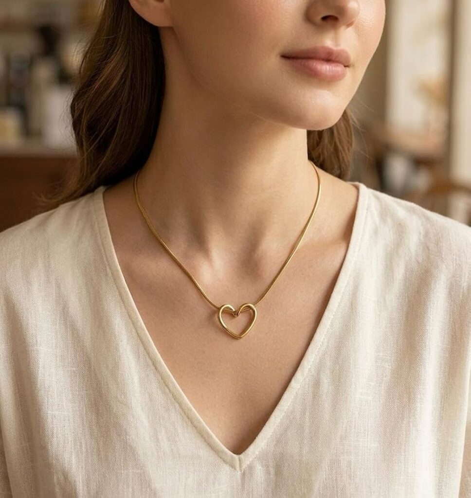 Gold Pendant Necklace for Women